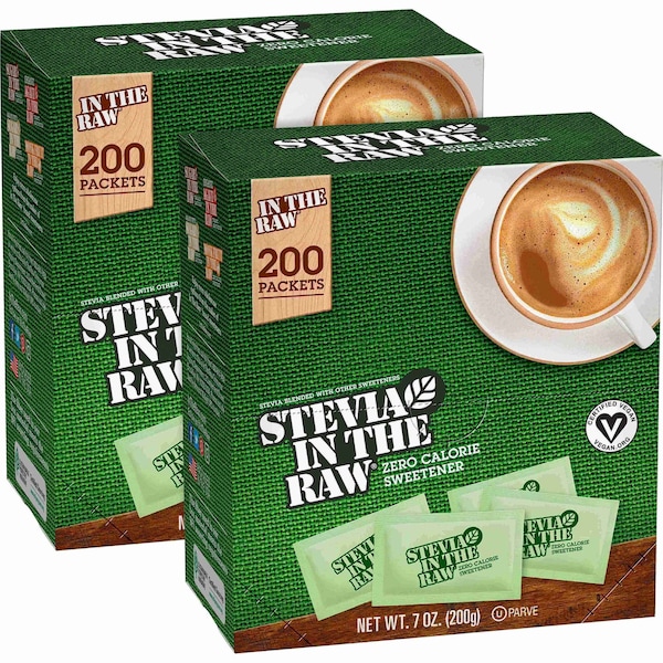 Stevia In The Raw Sugar Substitute, Stevia, 1 g Packet, w/Dispenser